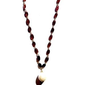 Pink Tourmalines With 18 MM South Sea Pearl Necklace